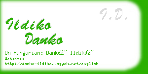 ildiko danko business card